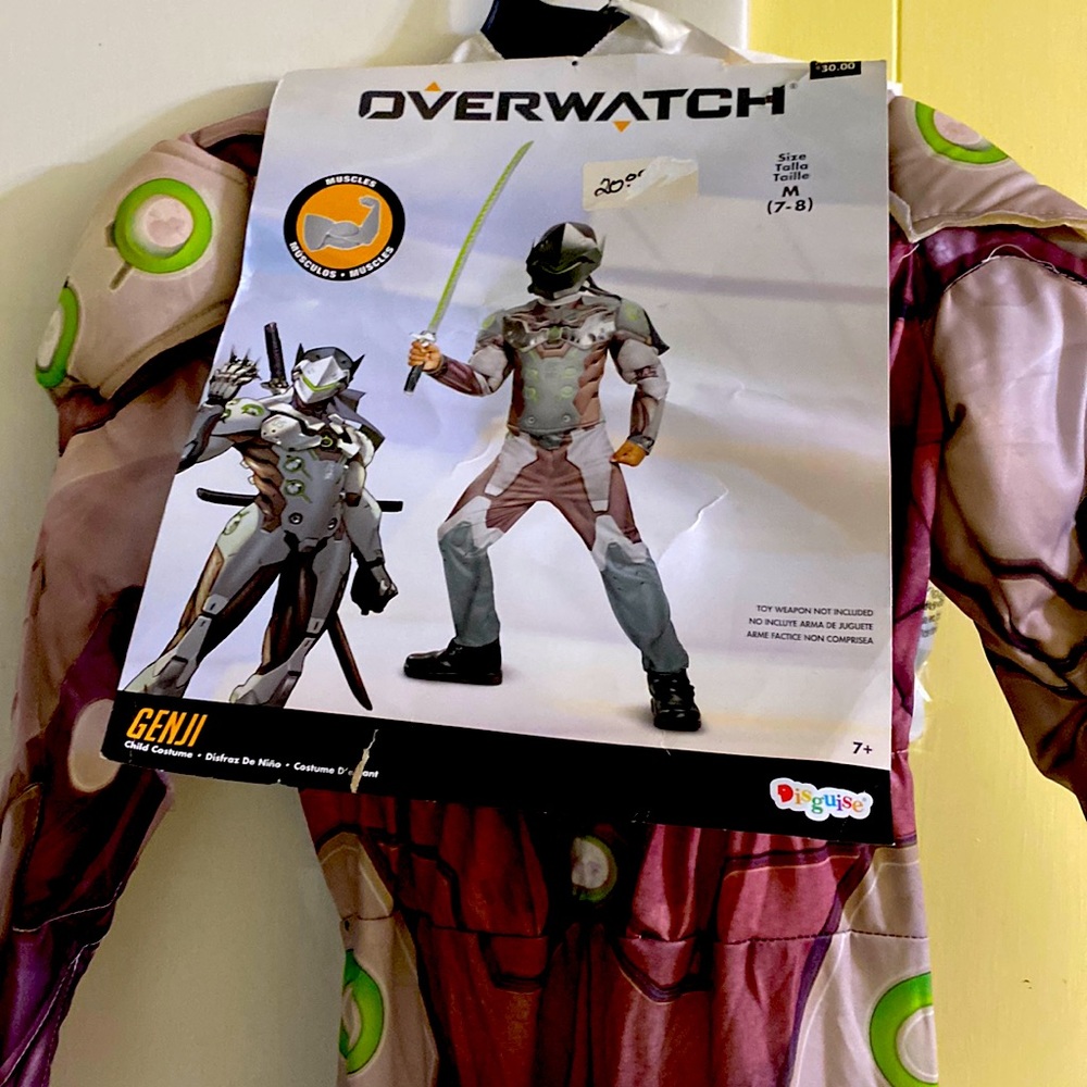 Overwatch Genji Classic Muscle Jumpsuit Costume